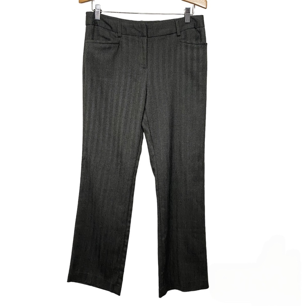 APT. 9 Herringbone Modern Fit Career Wear Straight Leg Trouser Pants Women’s 8